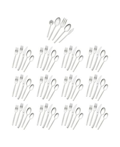 ZWILLING Opus 18/10 Stainless Steel 65 Pc. Flatware Set, Service for 12