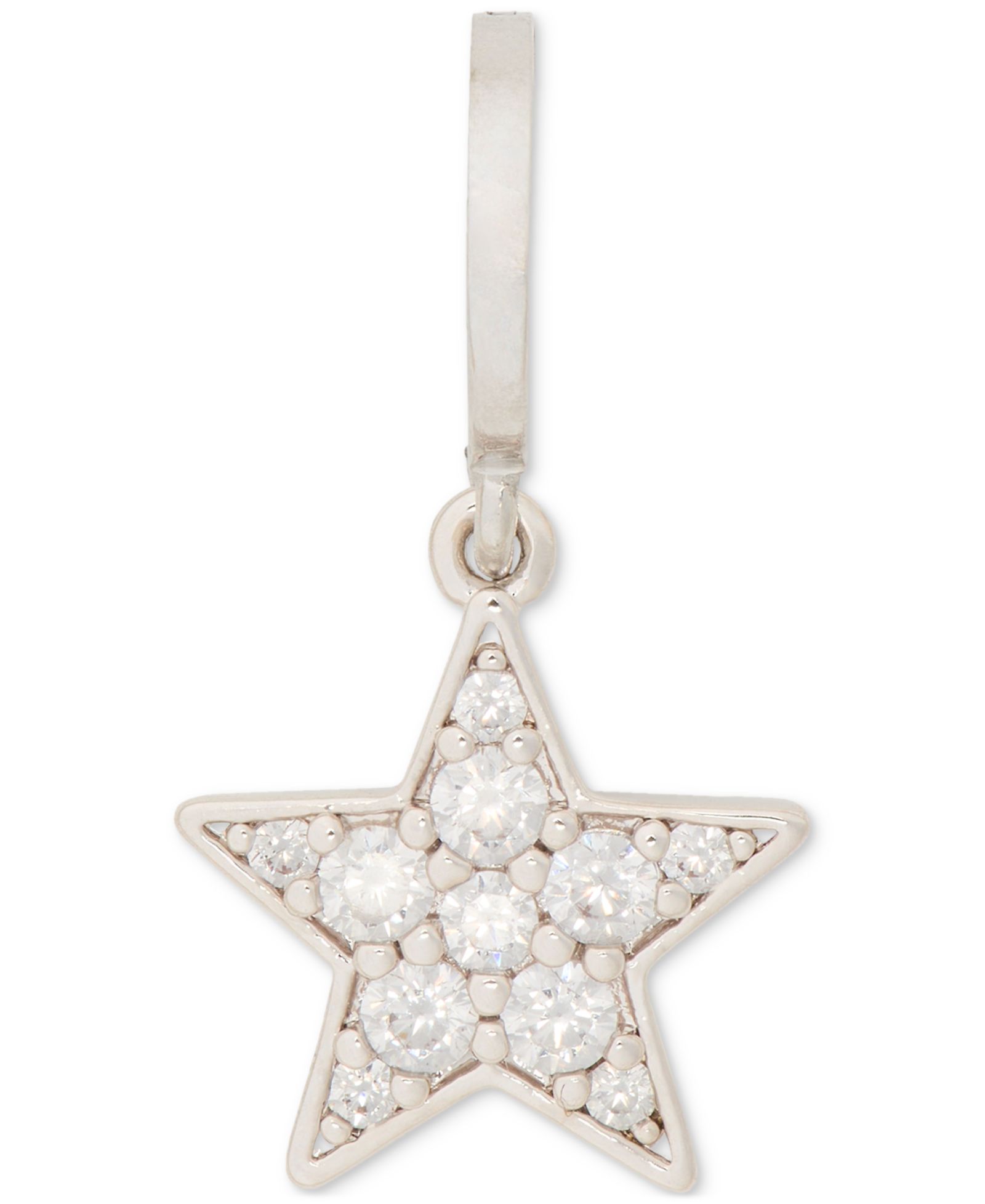 kate spade new york Cubic Zirconia Silver-Tone One in a Million Star Charm