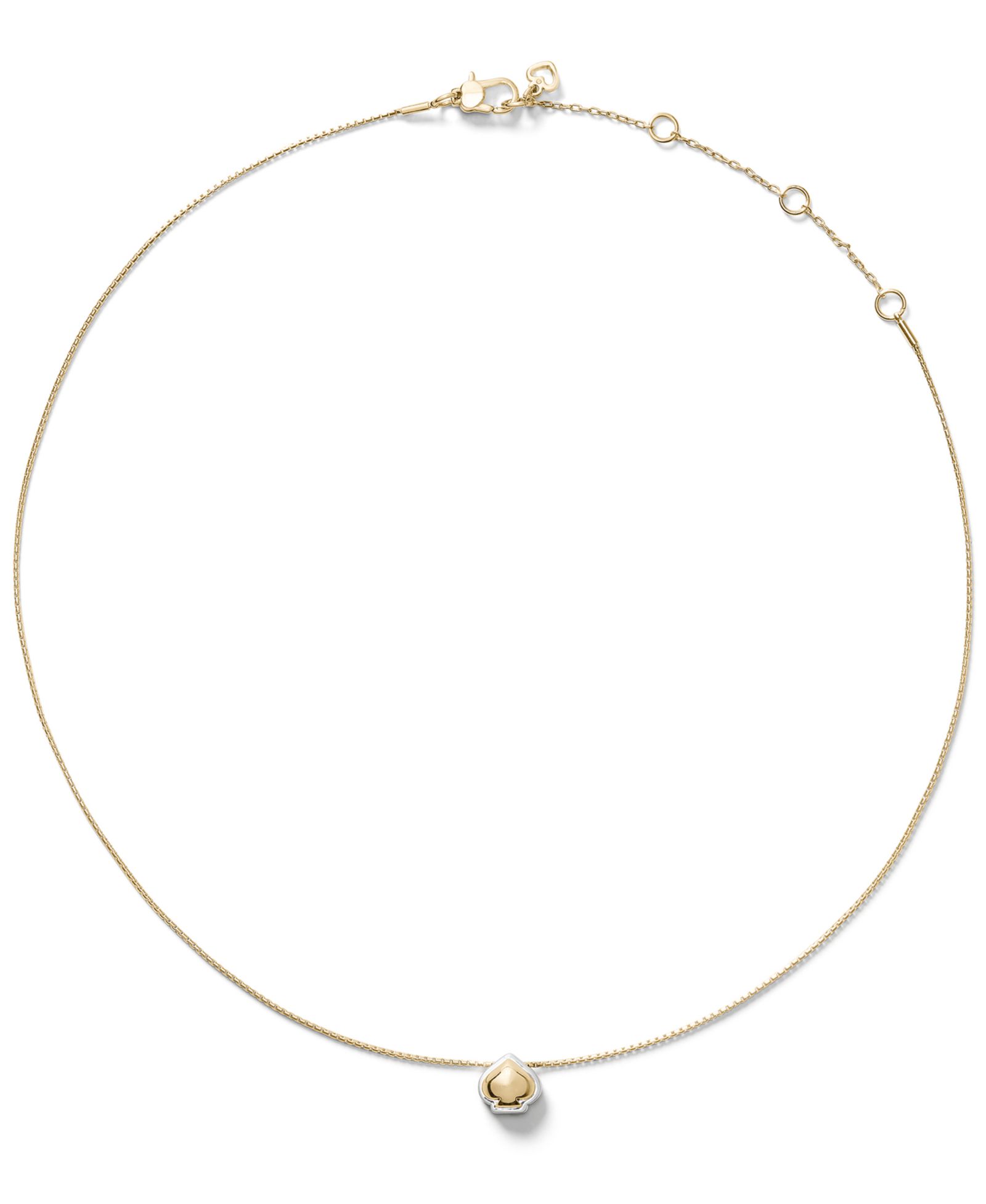 Подвеска kate spade new york Two-Tone Sculpted Spade Mini