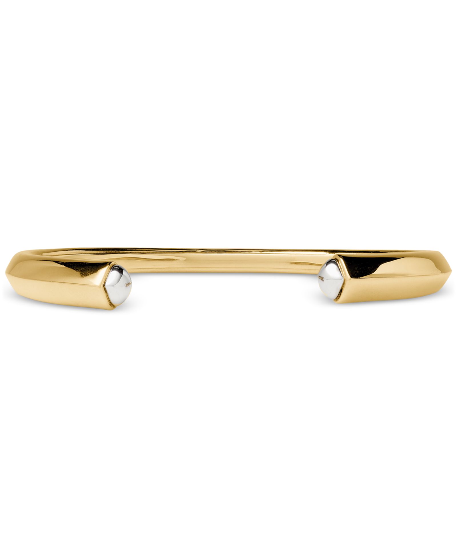 Браслет kate spade new york Two-Tone Sculpted Spade Open Cuff