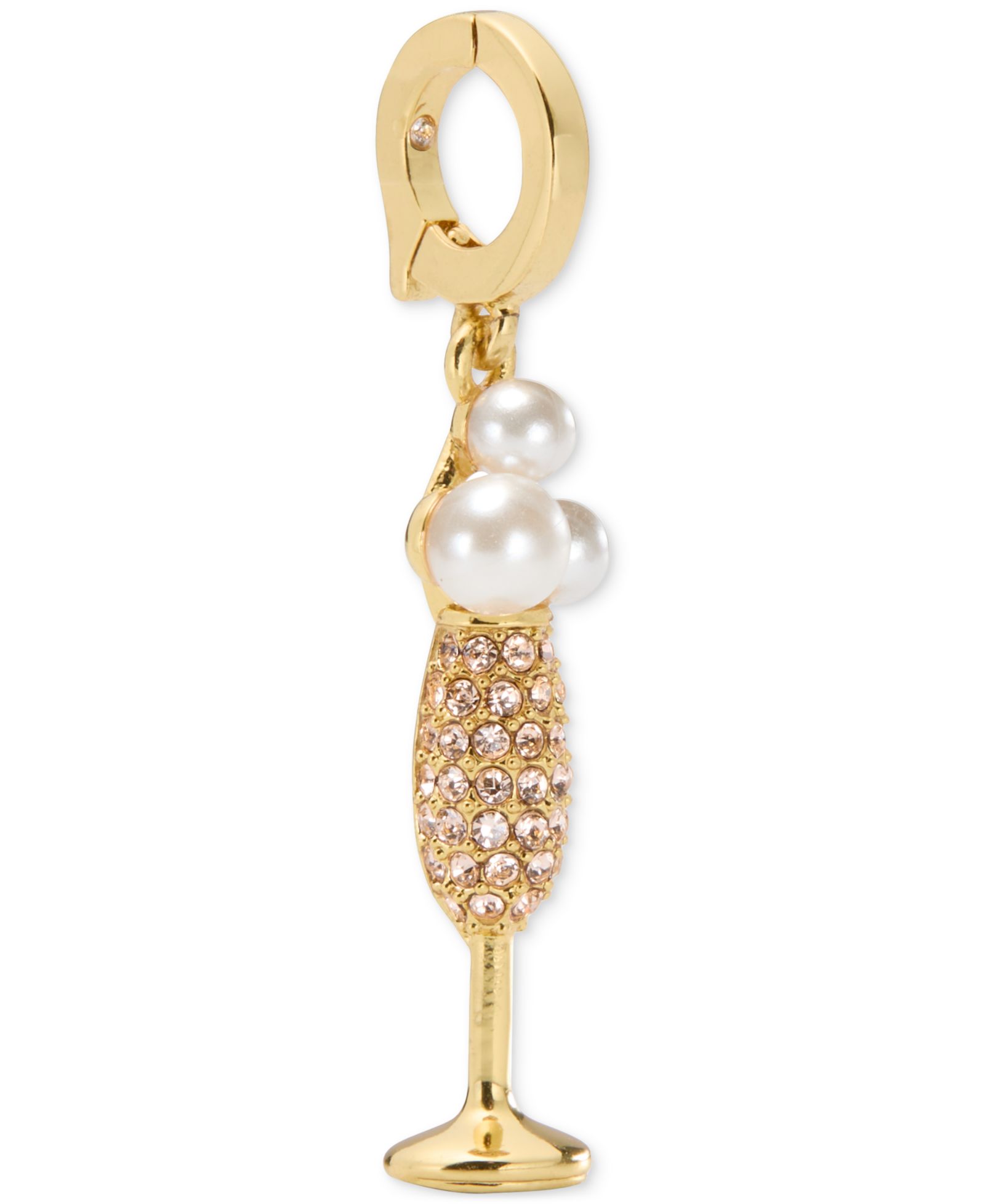 kate spade new york Gold-Tone One In A Million Champagne Charm