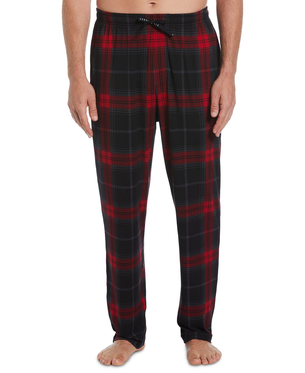 Perry Ellis Portfolio Men's Deluxe Touch Buffalo Plaid Sleep Pants