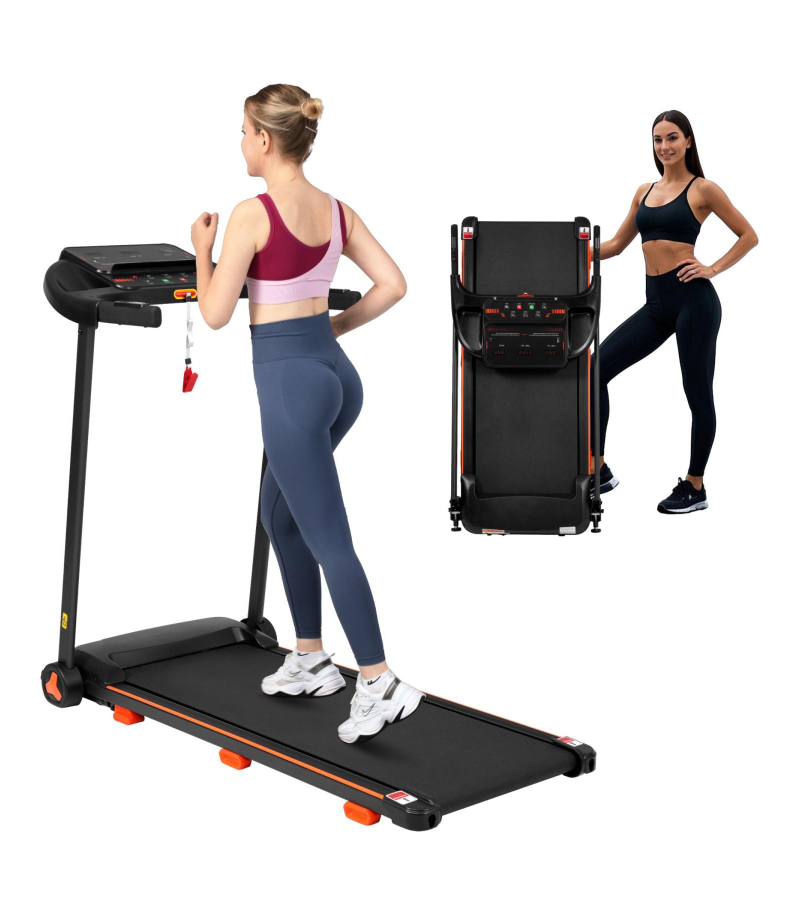 Streamdale Furniture 2.5HP Folding Treadmill with Incline Bluetooth and USB