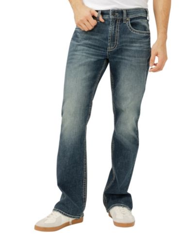 Silver Jeans Co. Мужские Craig Classic Fit Bootcut Luxe Heritage Jeans