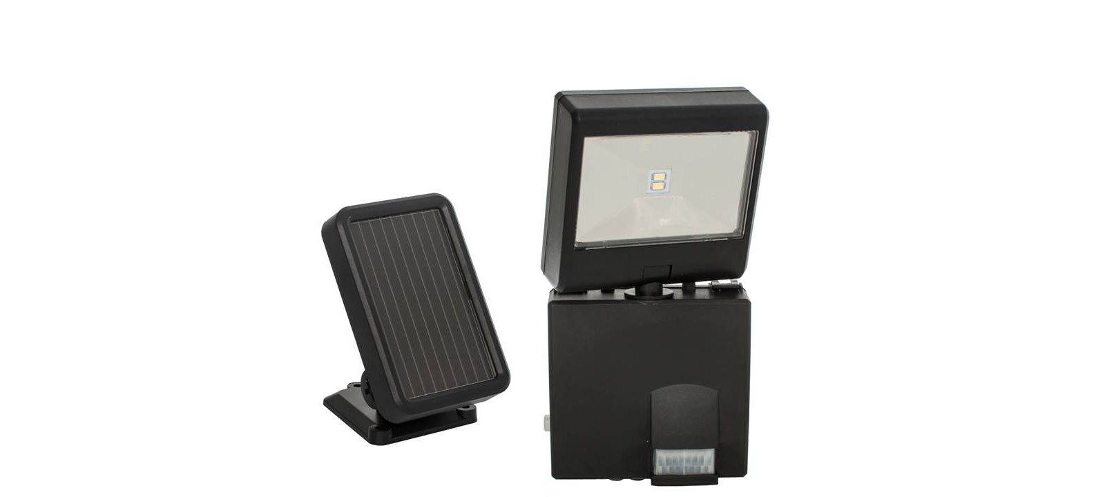 MAXSA Innovations Solar-Powered LED Security Spotlight