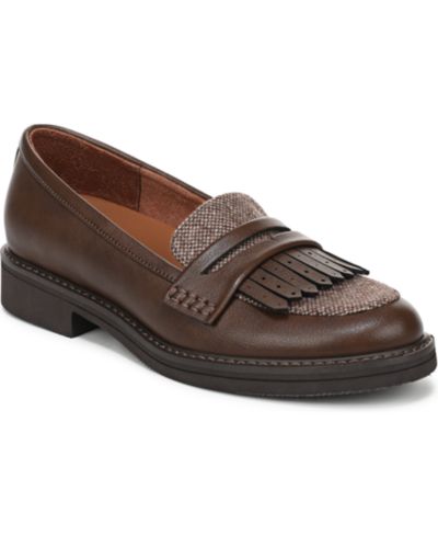 Brown Faux Leather/Wool