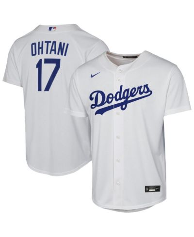 Детская джерси Nike Shohei Ohtani White Los Angeles Dodgers Home Replica Player