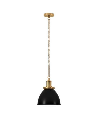 Hudson & Canal Elodie 12" Metal Pendant with Metal Shade