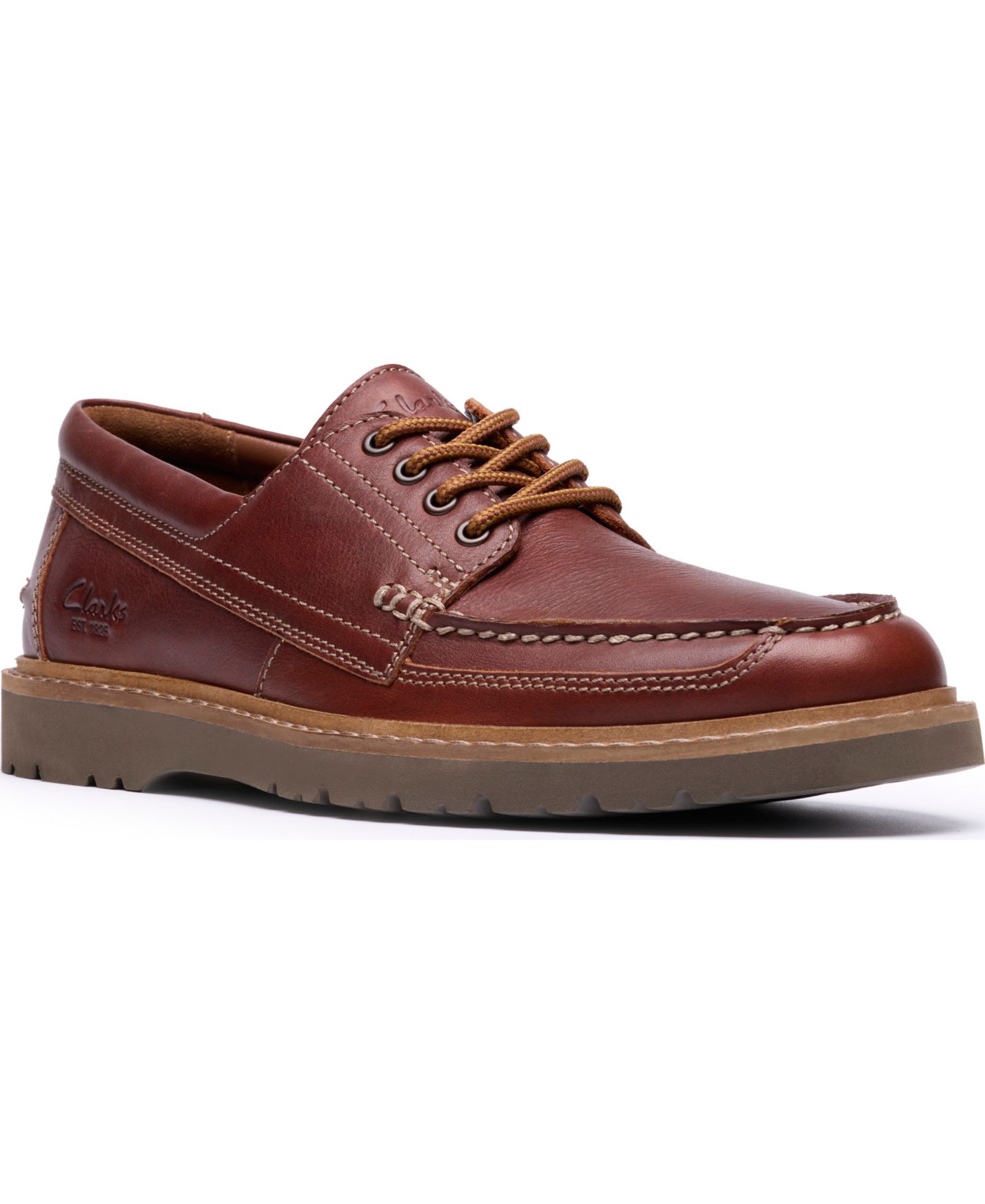 Clarks Men's Weltridge Moc Toe Casual Lace Up Shoe