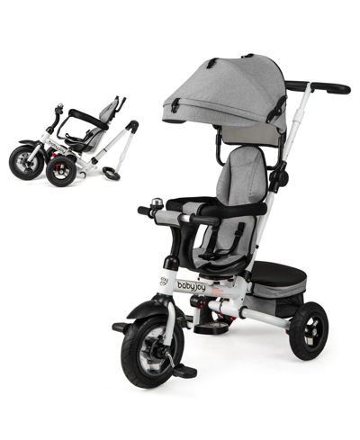 Складной трехколесный велосипед Costway 5-in-1 для детей от 1 до 5 лет