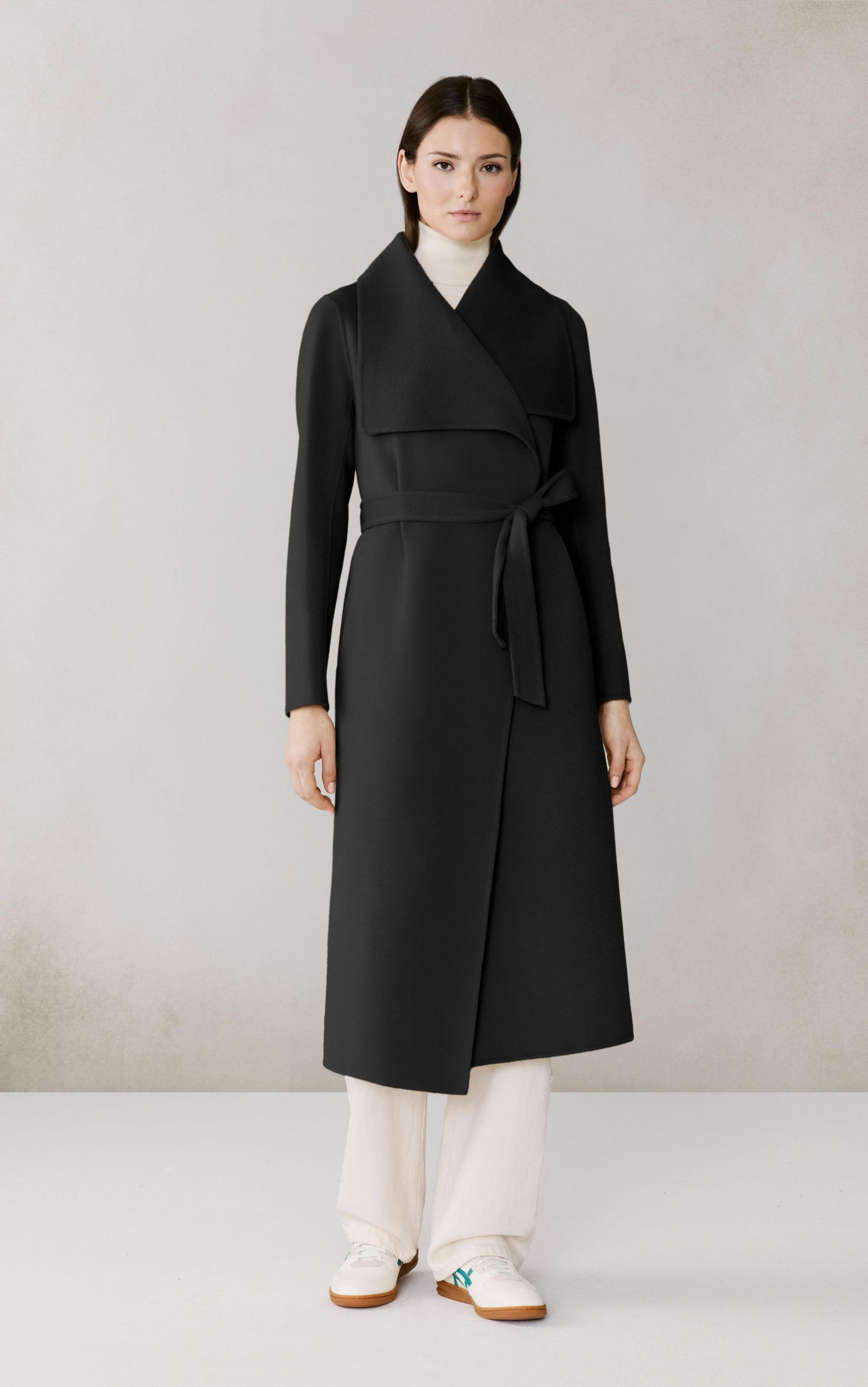 Soia & Kyo Women's Britta-U Double Face Wool Wrap Coat