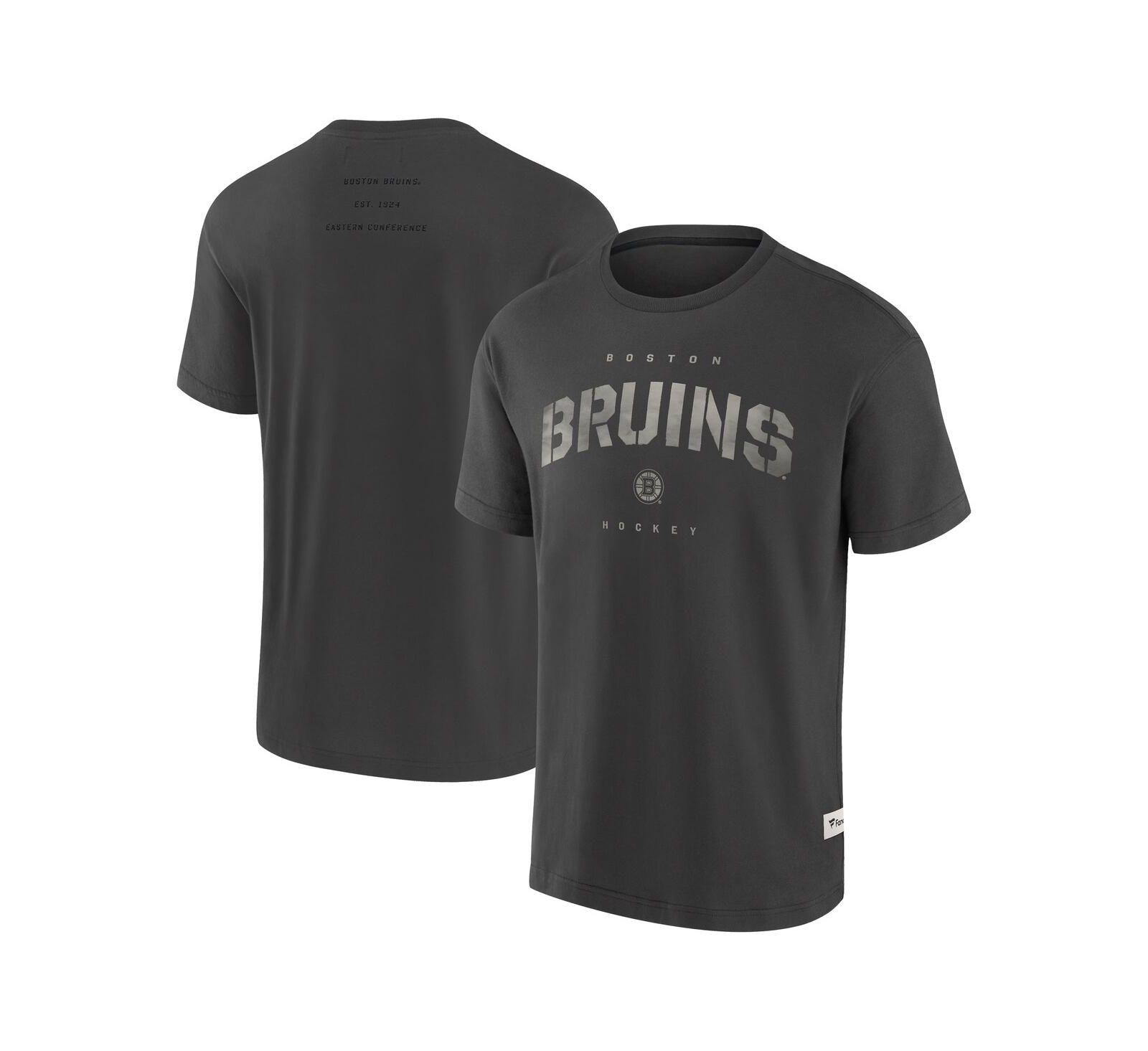 Мужская футболка Fanatics Boston Bruins Elements Weathered Tonal Future Ground