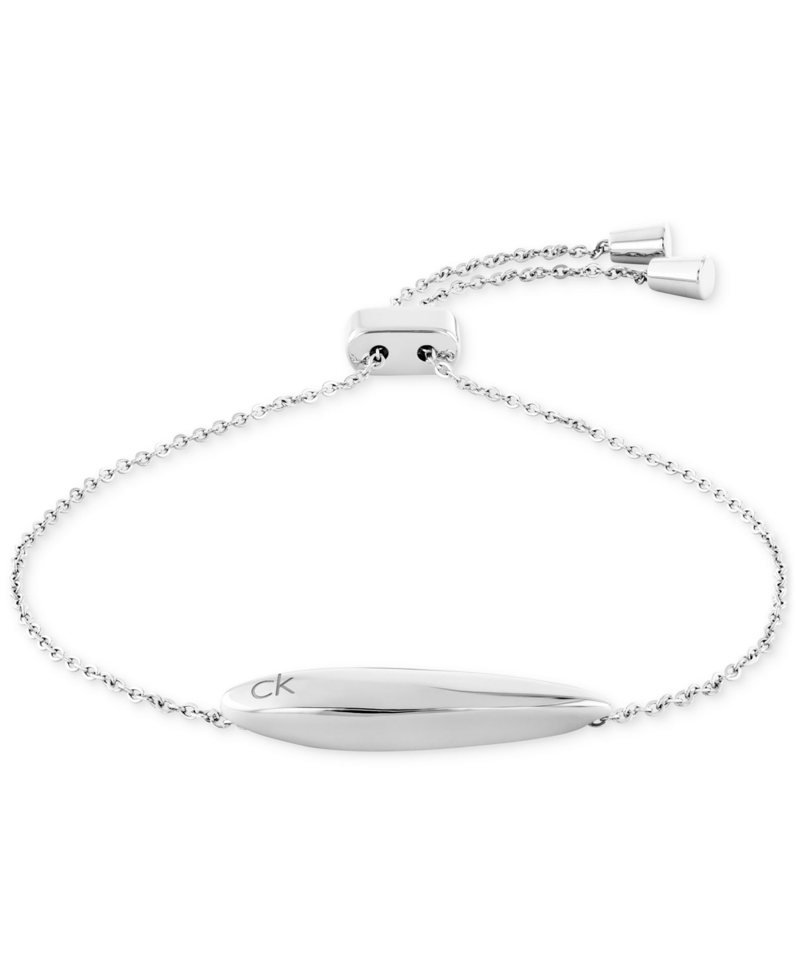 Браслет Calvin Klein Logo-Etched Sculpted Slider
