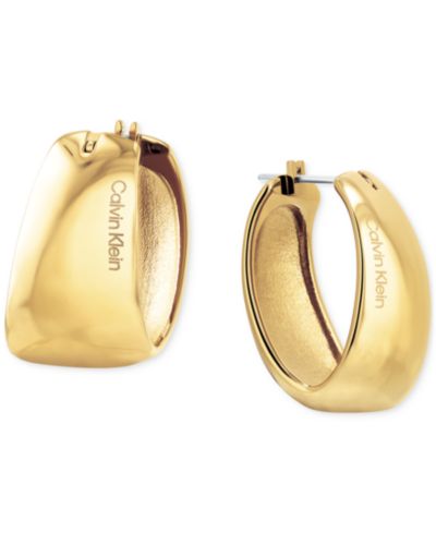 Calvin Klein Маленькие современные серьги-кольца Purity, 0.97"