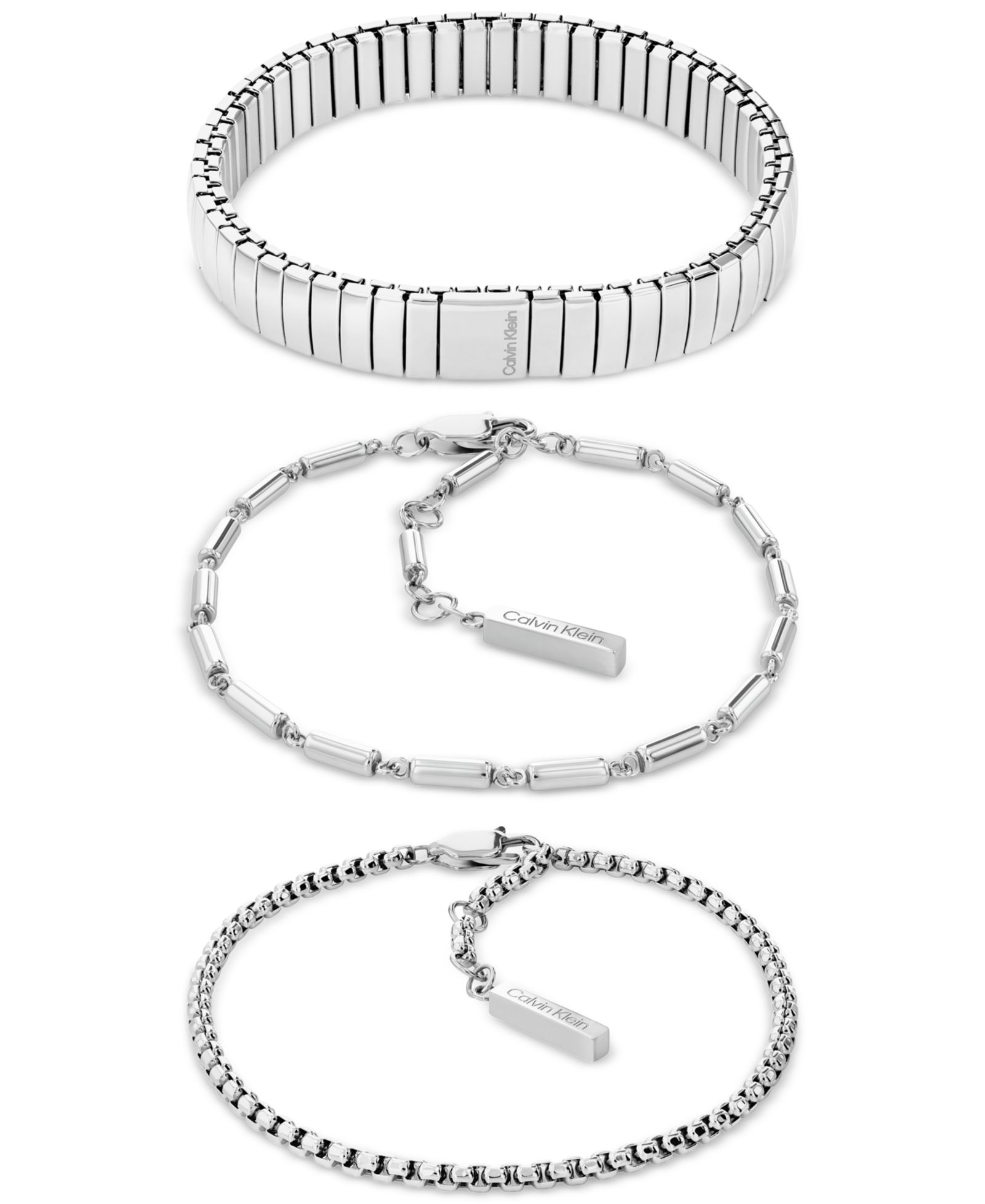Calvin Klein набор из 3 браслетов