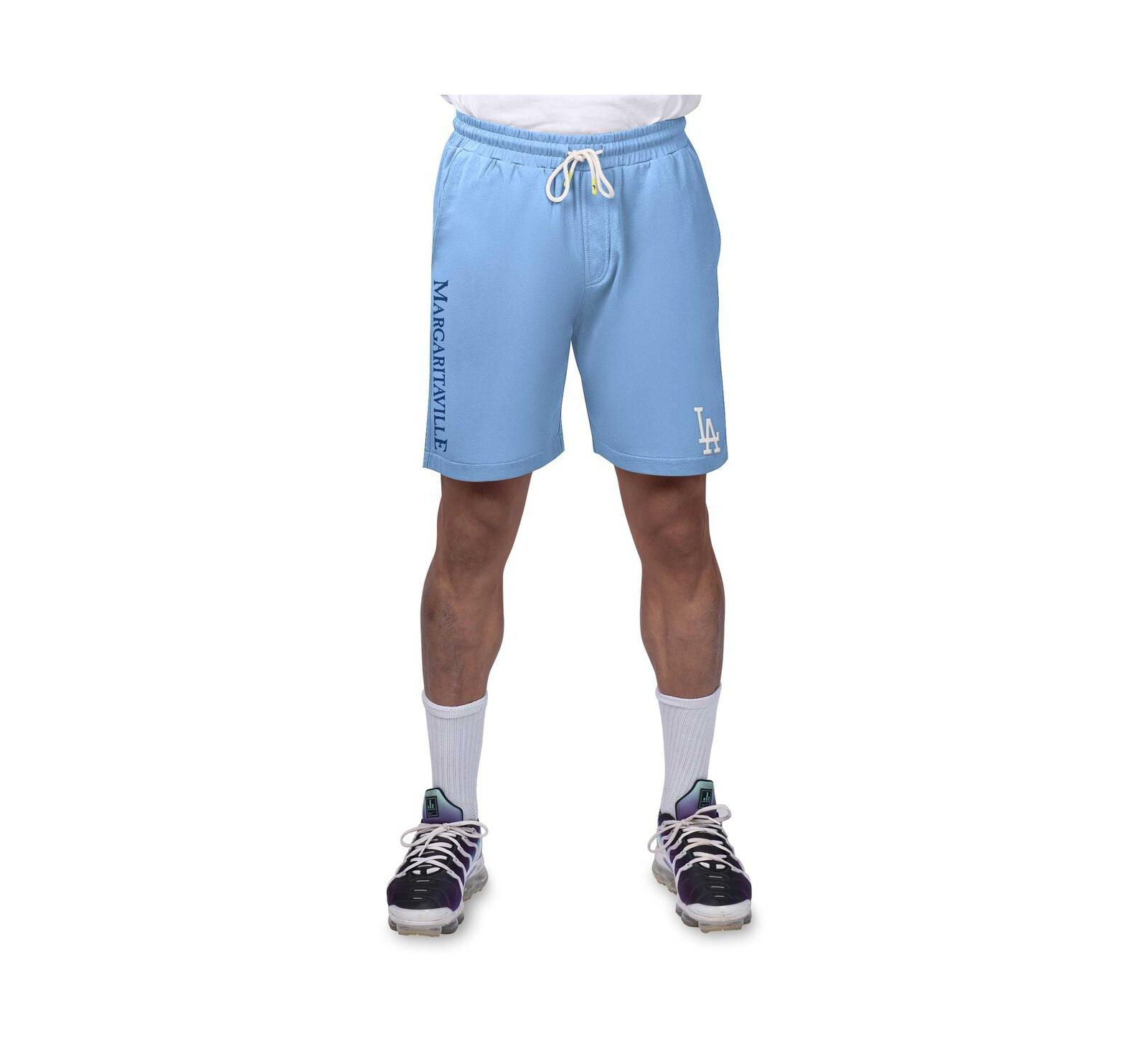 Мужские шорты Margaritaville Light Blue Los Angeles Dodgers Peached French Terry