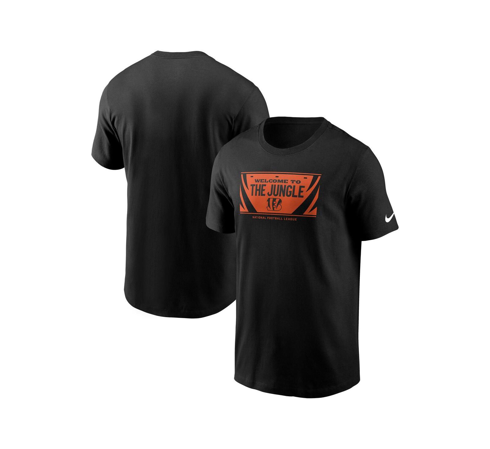 Nike Мужская черная футболка Cincinnati Bengals Primetime Local Essential T-Shirt