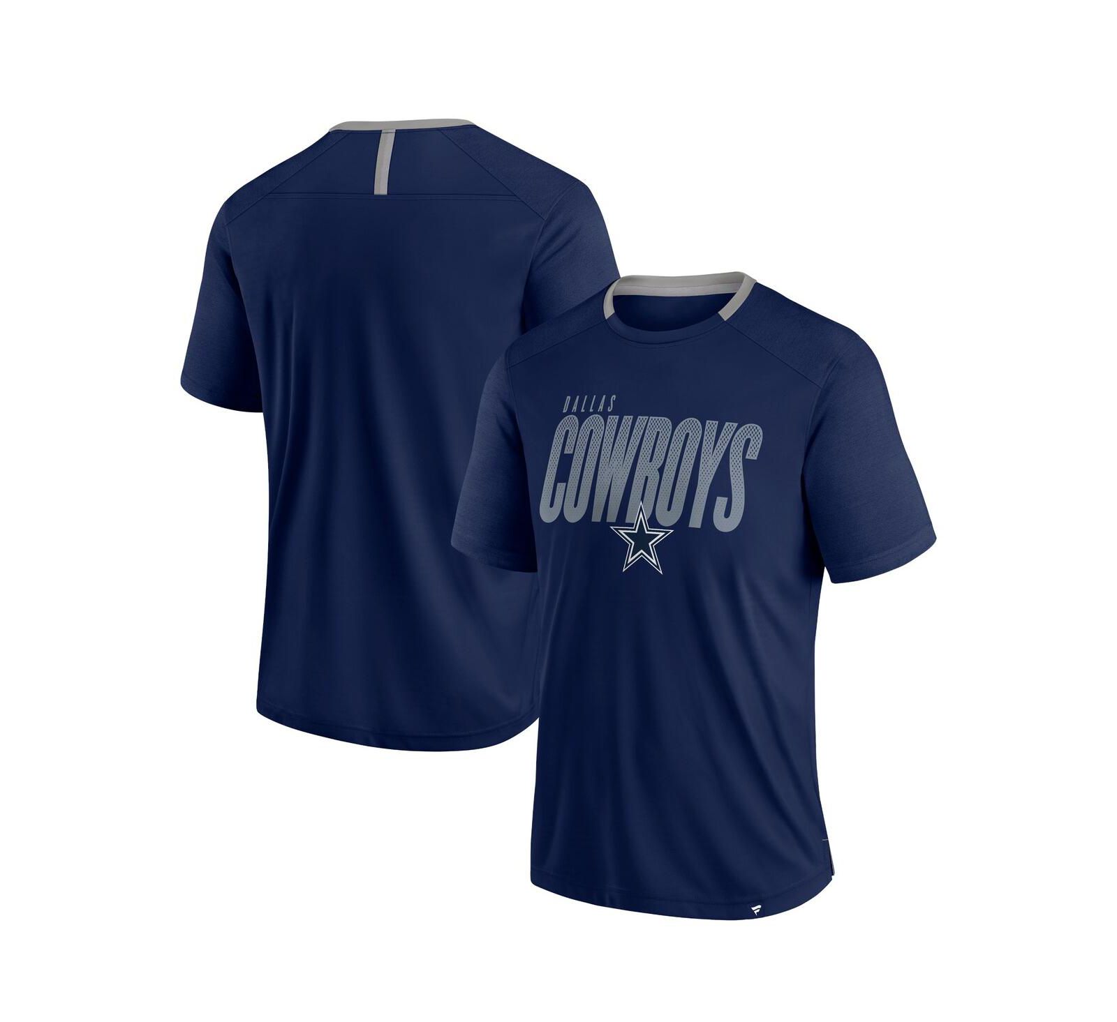 Fanatics Мужская футболка Dallas Cowboys Fade Dot Slant, темно-синяя