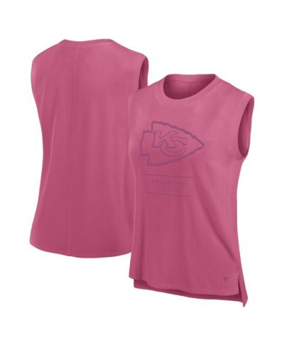 Fanatics Women's Pink Kansas City Chiefs Studio Embrace Tank Top