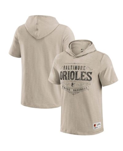Футболка Darius Rucker Collection by Fanatics Men's Tan Baltimore Orioles Hooded