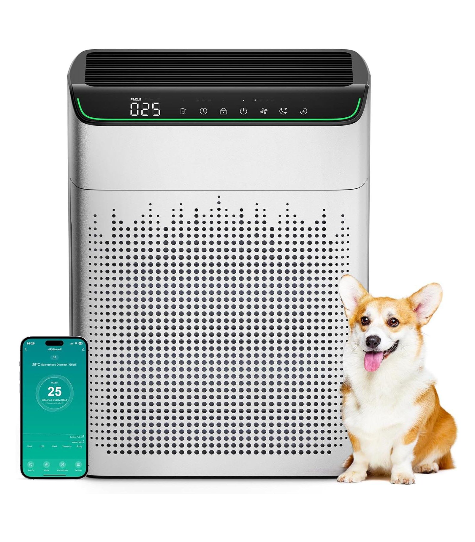 HEATDAZ Умный очиститель воздуха HEPA для дома