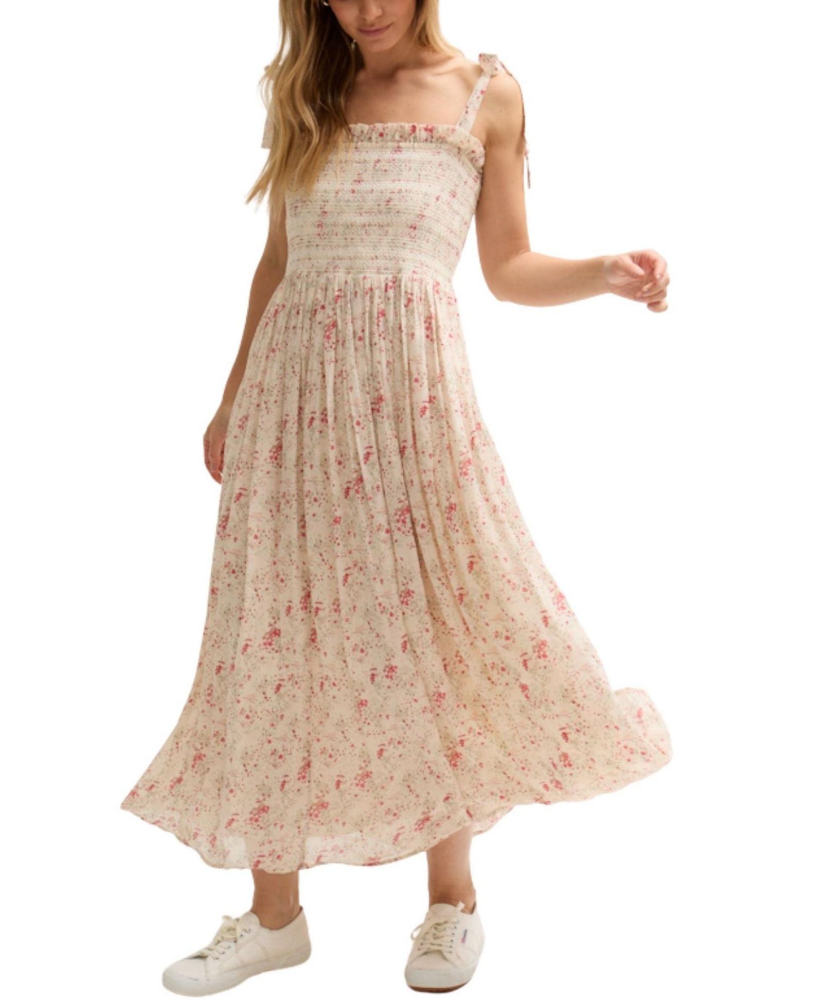 Lily and Lionel London Женское макси-платье Annie Smocked Print