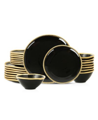 Christian Siriano Akoya 24 Pc. Dinnerware Set, Service for 8