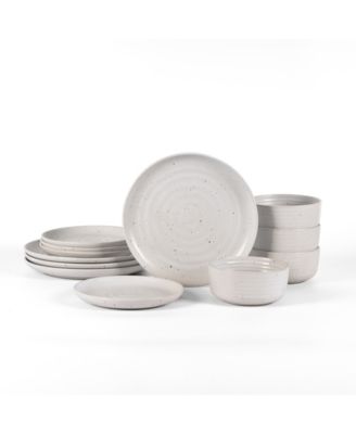 Earth & Clay Ion 12 Pc. Dinnerware Set, Service for 4
