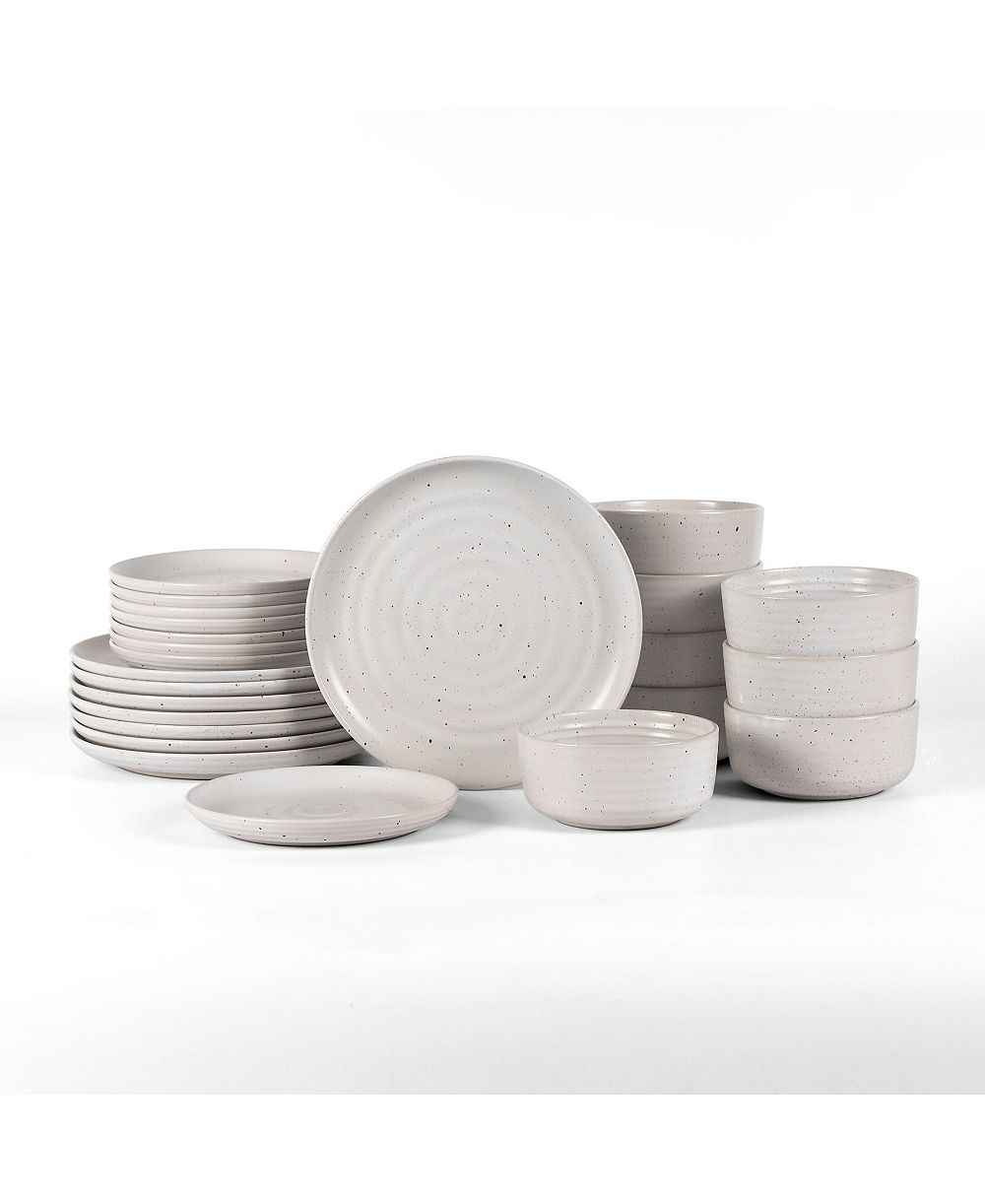 Earth & Clay Ion 24 Pc. Dinnerware Set, Service for 8