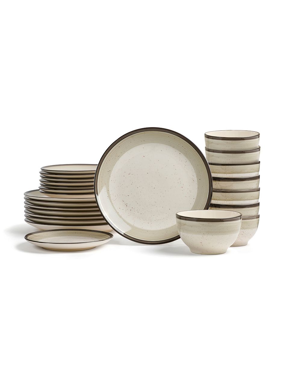 Earth & Clay Harlow 24 Pc. Dinnerware Set, Service for 8