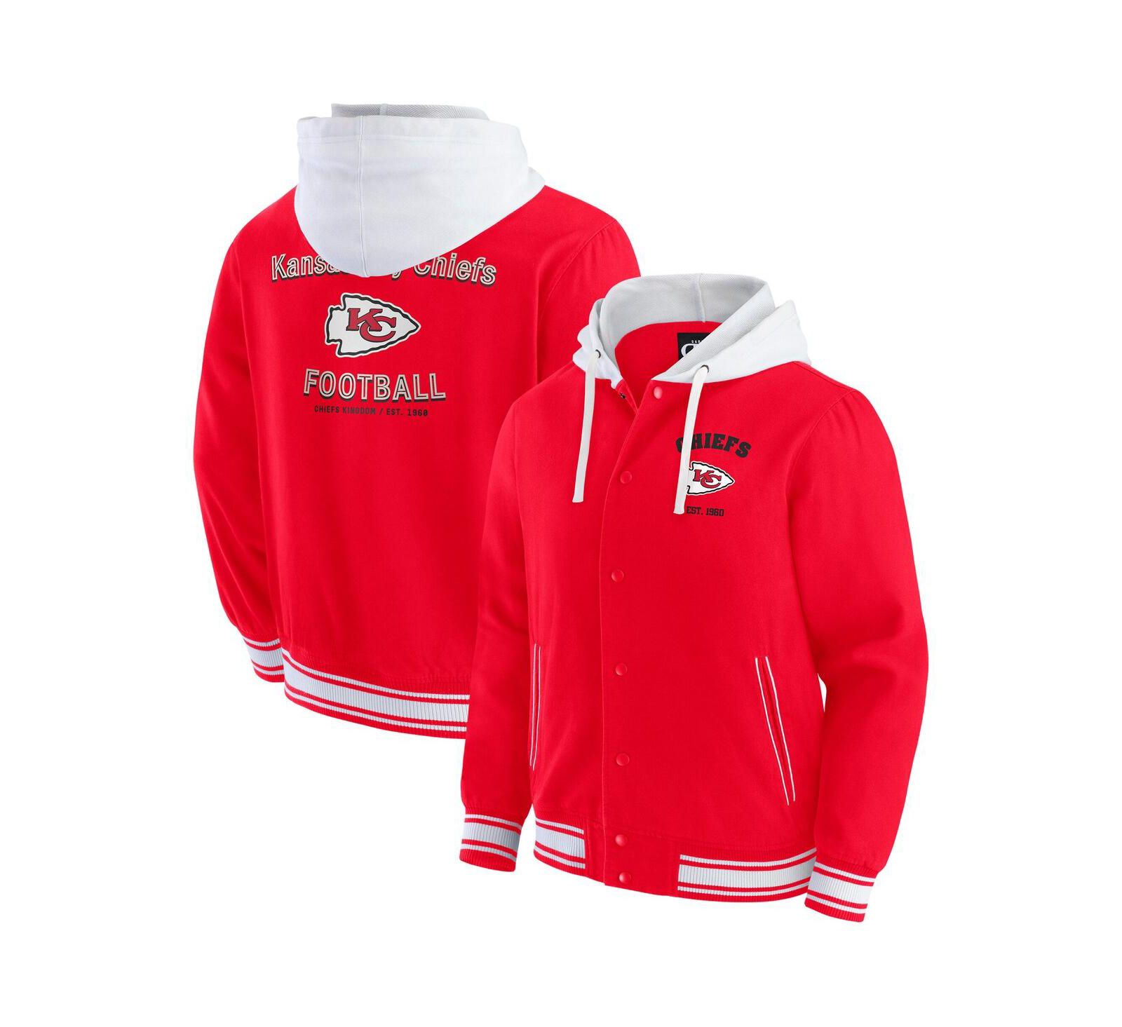 Darius Rucker Collection by Fanatics Men's Red Kansas City Chiefs худи на молнии
