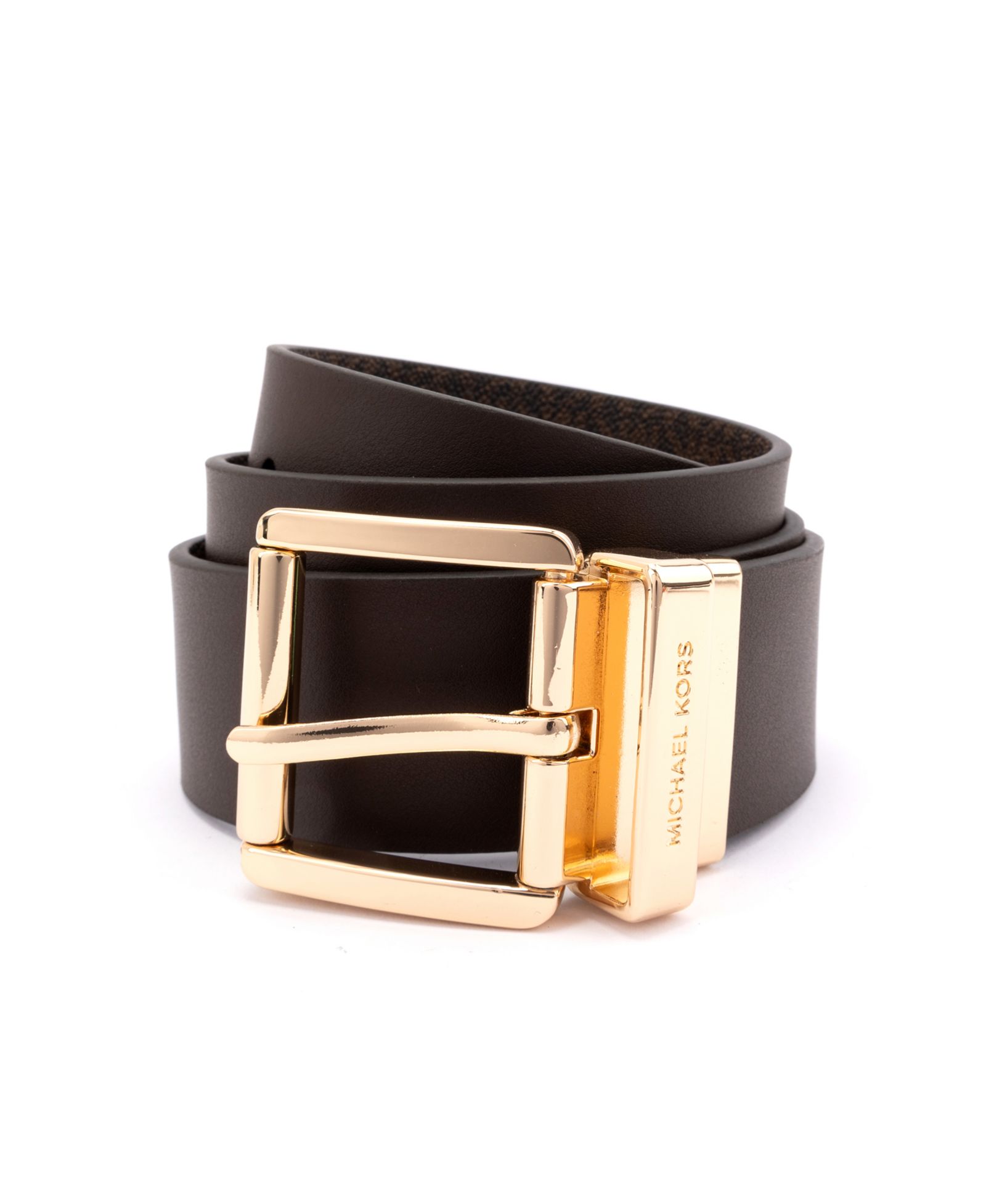 Michael Kors Leather Reversible Belt, 38mm