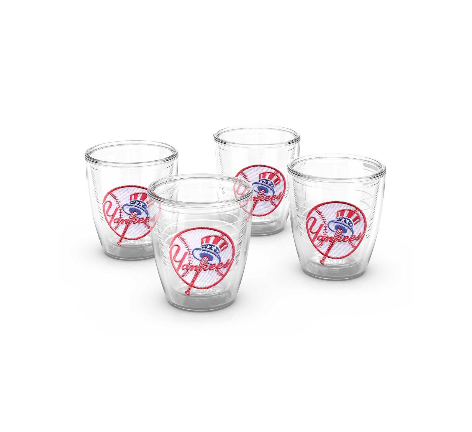Tervis New York Yankees 4-Pack 12oz. Emblem Tumbler Set