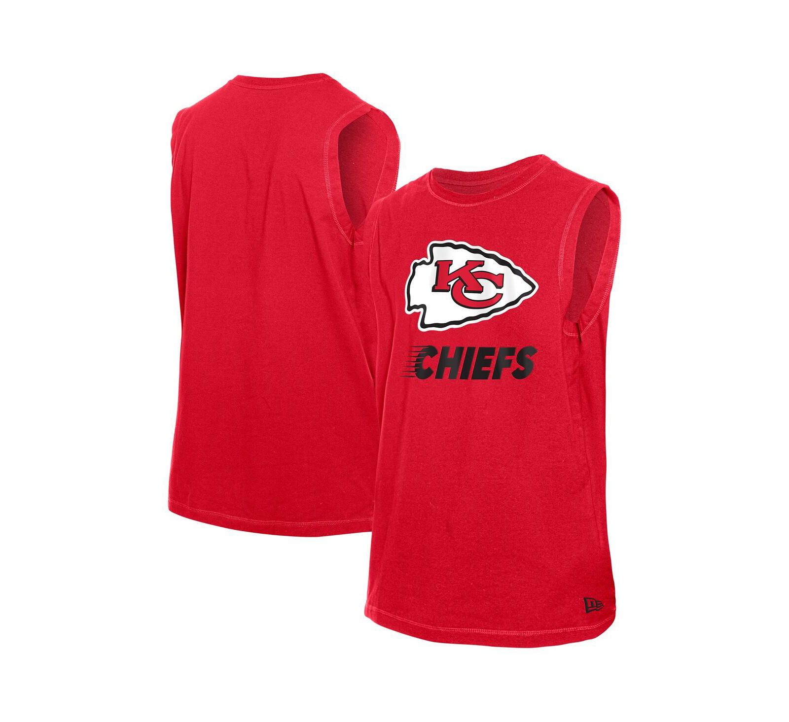 Мужской майка New Era Red Kansas City Chiefs Leisure Collection