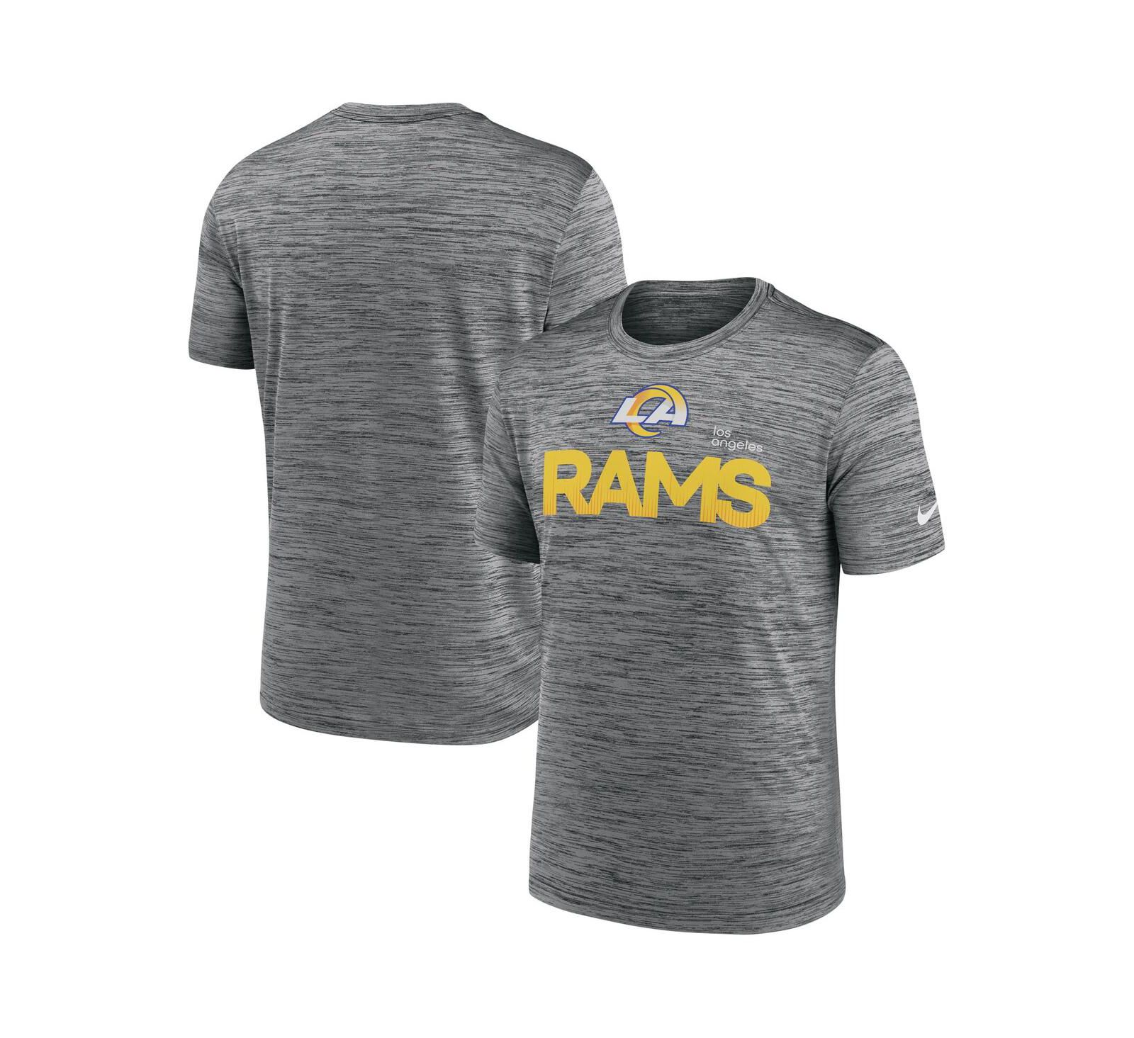 Nike Men's футболка Los Angeles Rams Blitz Velocity Modern Performance, антрацитовый цвет