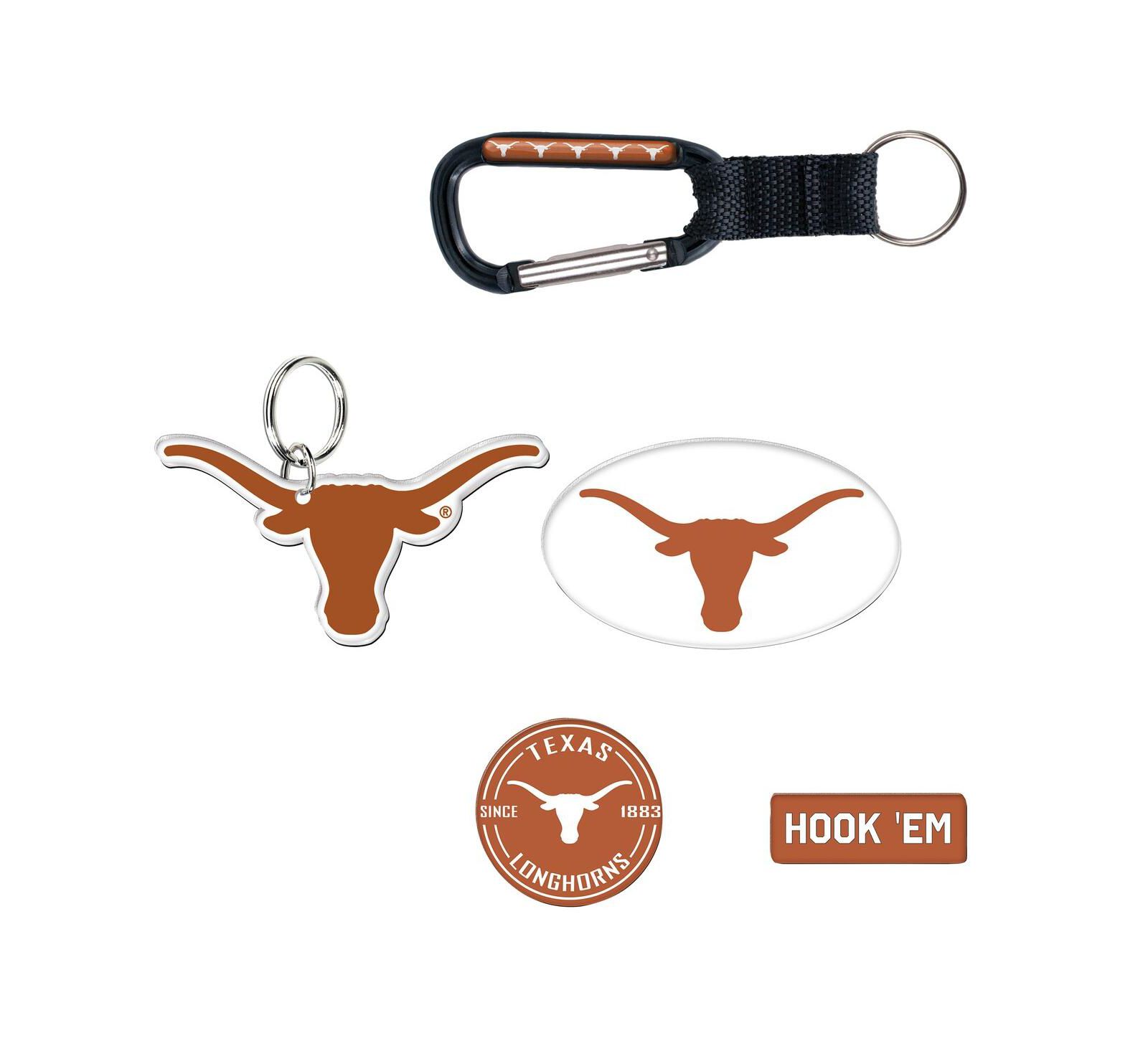 Wincraft набор брелоков и магнитов для холодильника Texas Longhorns, 5 шт.