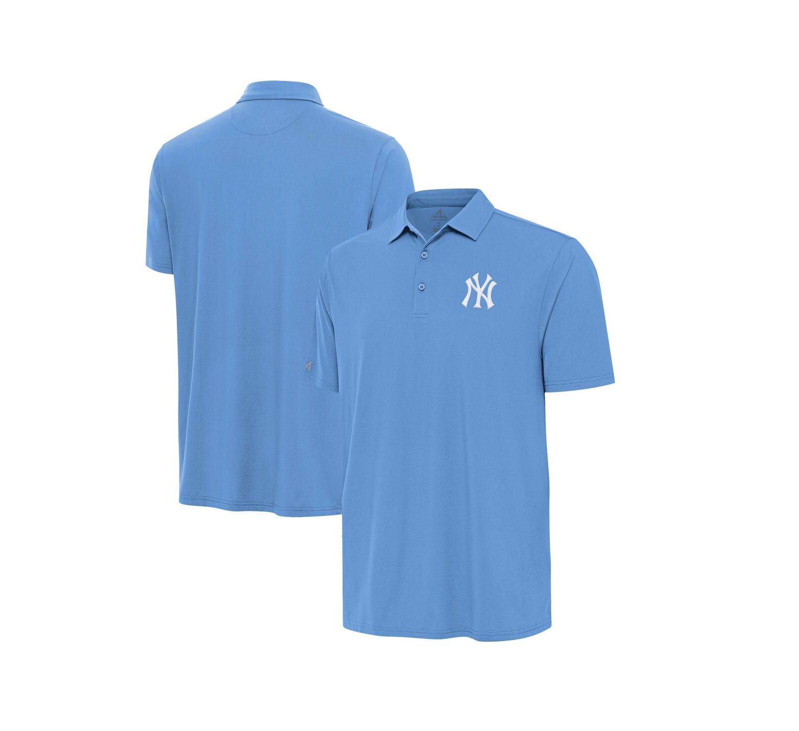 Antigua Men's Powder Blue New York Yankees Era Polo Shirt