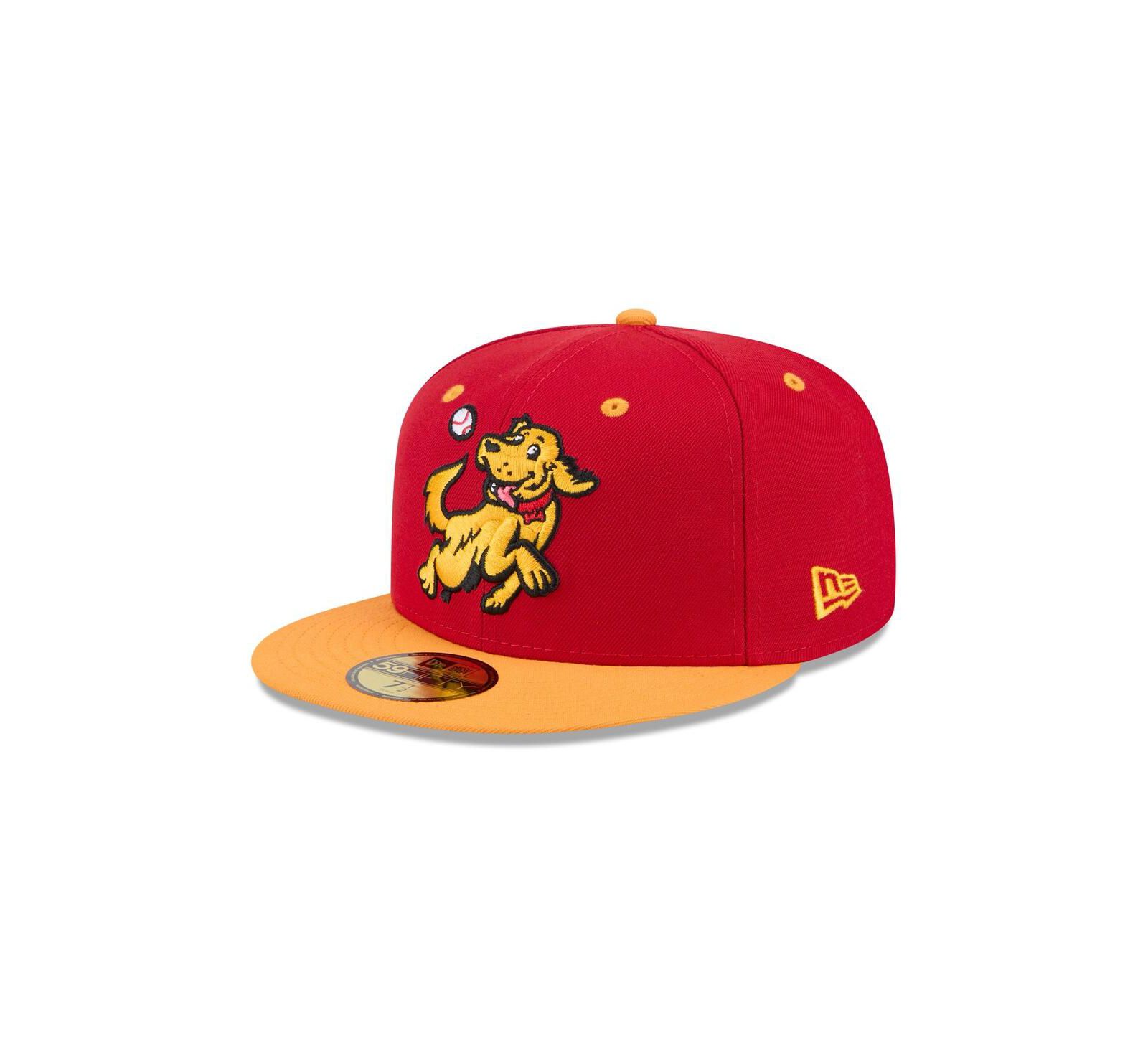 New Era Men's Red Hudson Valley Renegades Theme Nights 59FIFTY Fitted Hat