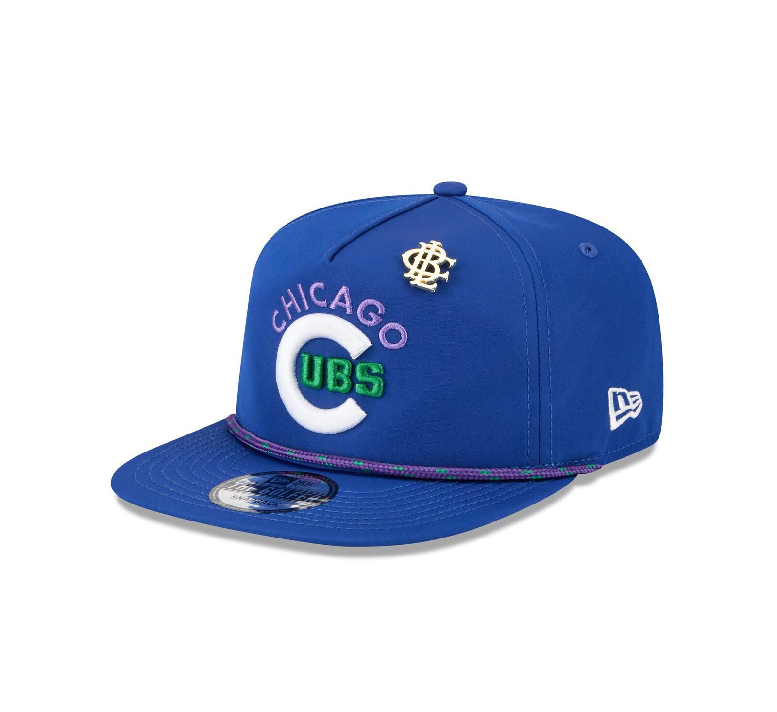 Мужская кепка-снэпбэк New Era Chicago Cubs 2025 Big League Chew синего цвета