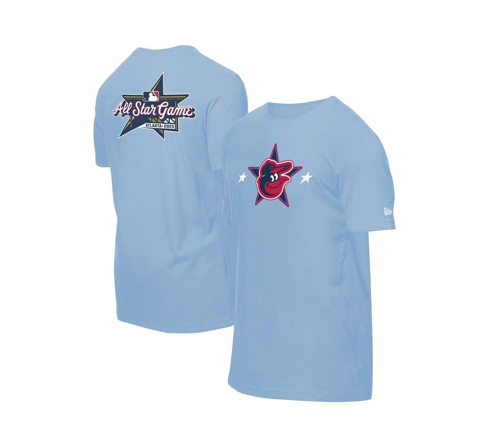 New Era Men's Light Blue Baltimore Orioles 2025 MLB All-Star Game Workout T-Shirt