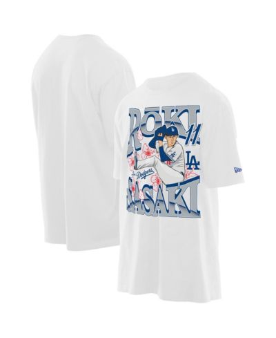New Era Мужская футболка Roki Sasaki Los Angeles Dodgers, белая