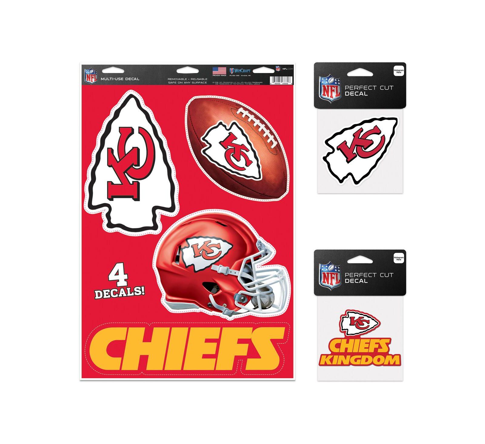 Wincraft набор наклеек Kansas City Chiefs