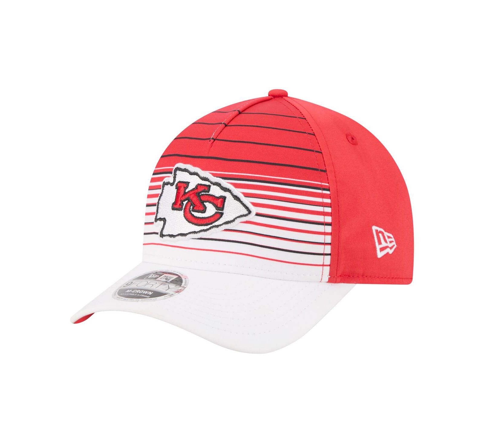 Мужская кепка New Era Kansas City Chiefs Adventure Gradient 9FORTY A-Frame Adjustable, White/Red