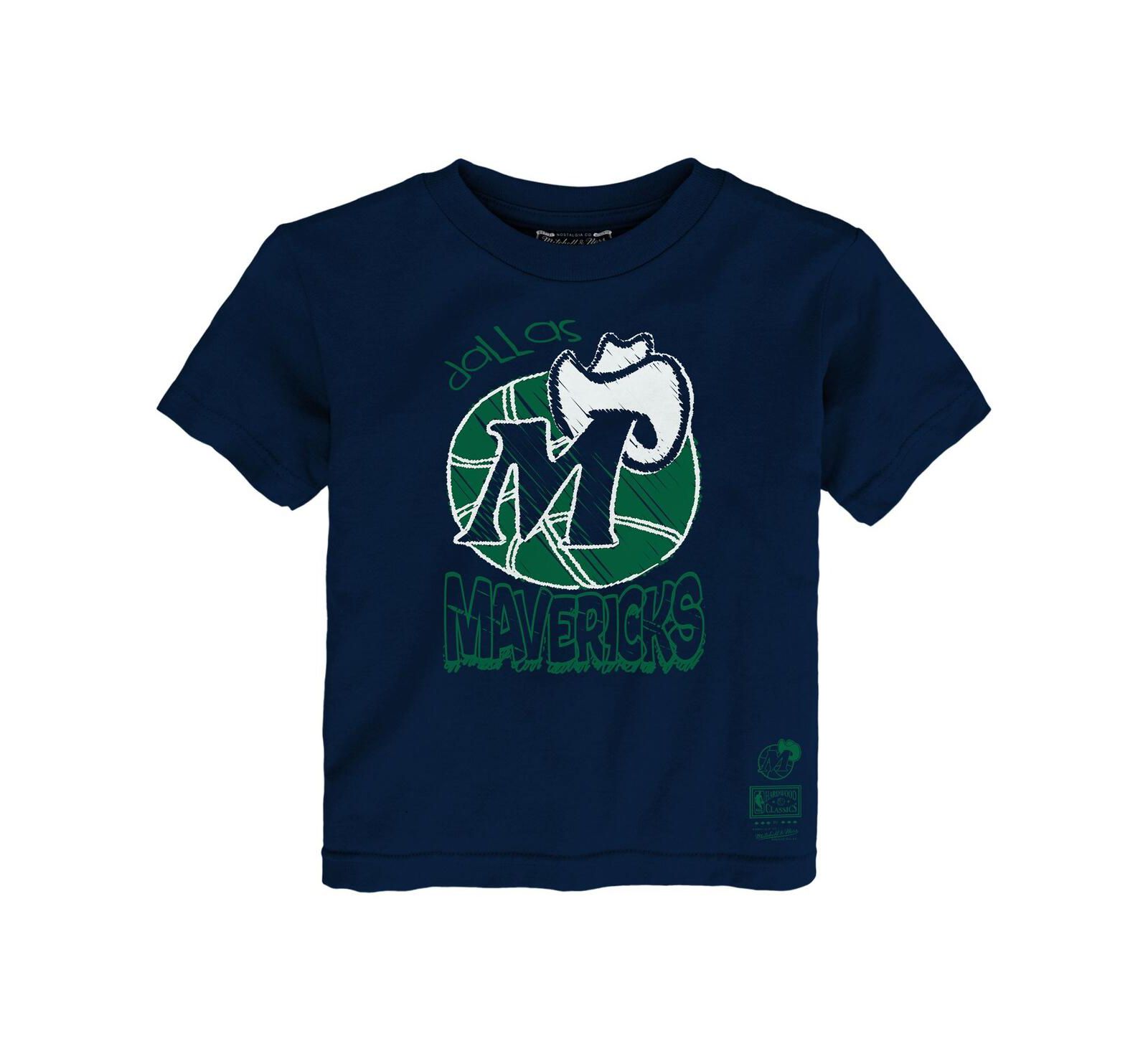 Детская футболка Mitchell & Ness Navy Dallas Mavericks Favorite Team