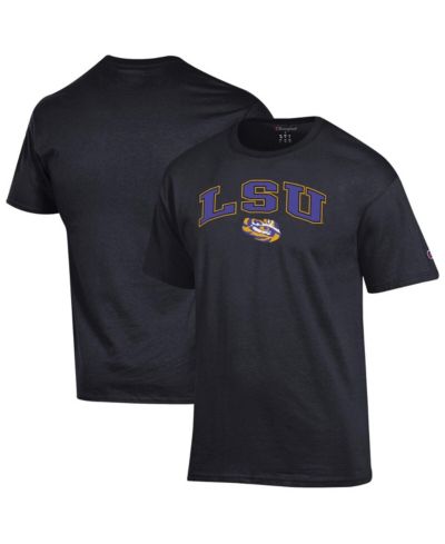 Champion Men's Black LSU Tigers Arch Over Logo T-Shirt
