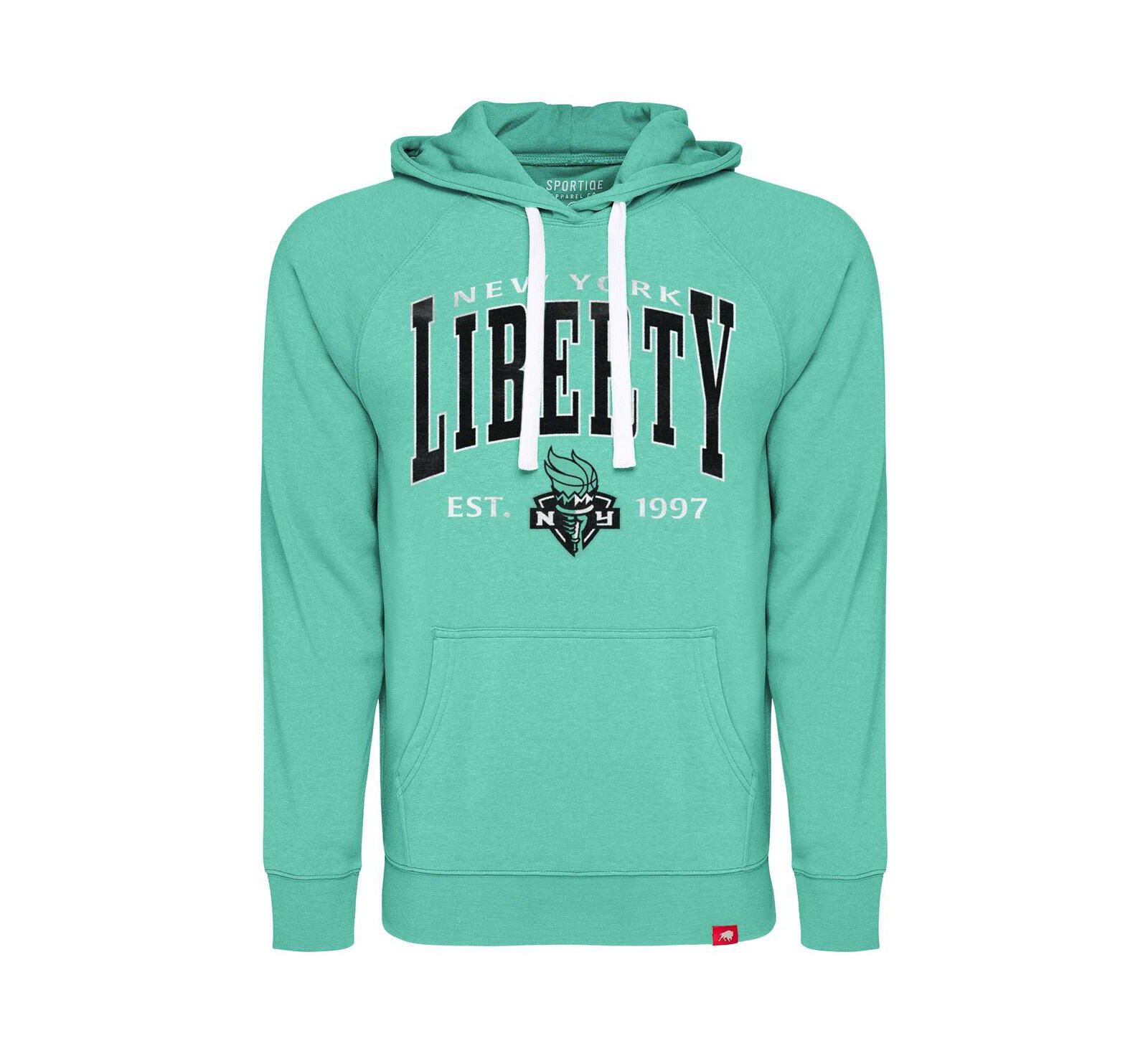 Худи Sportiqe Olsen Raglan Tri-Blend для мужчин и женщин, мятный цвет