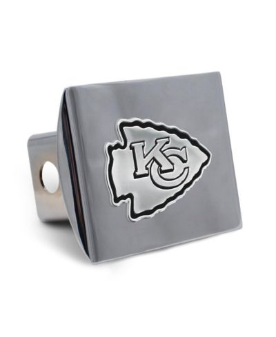 Wincraft Kansas City Chiefs Premium Metal Chrome Hitch Cover
