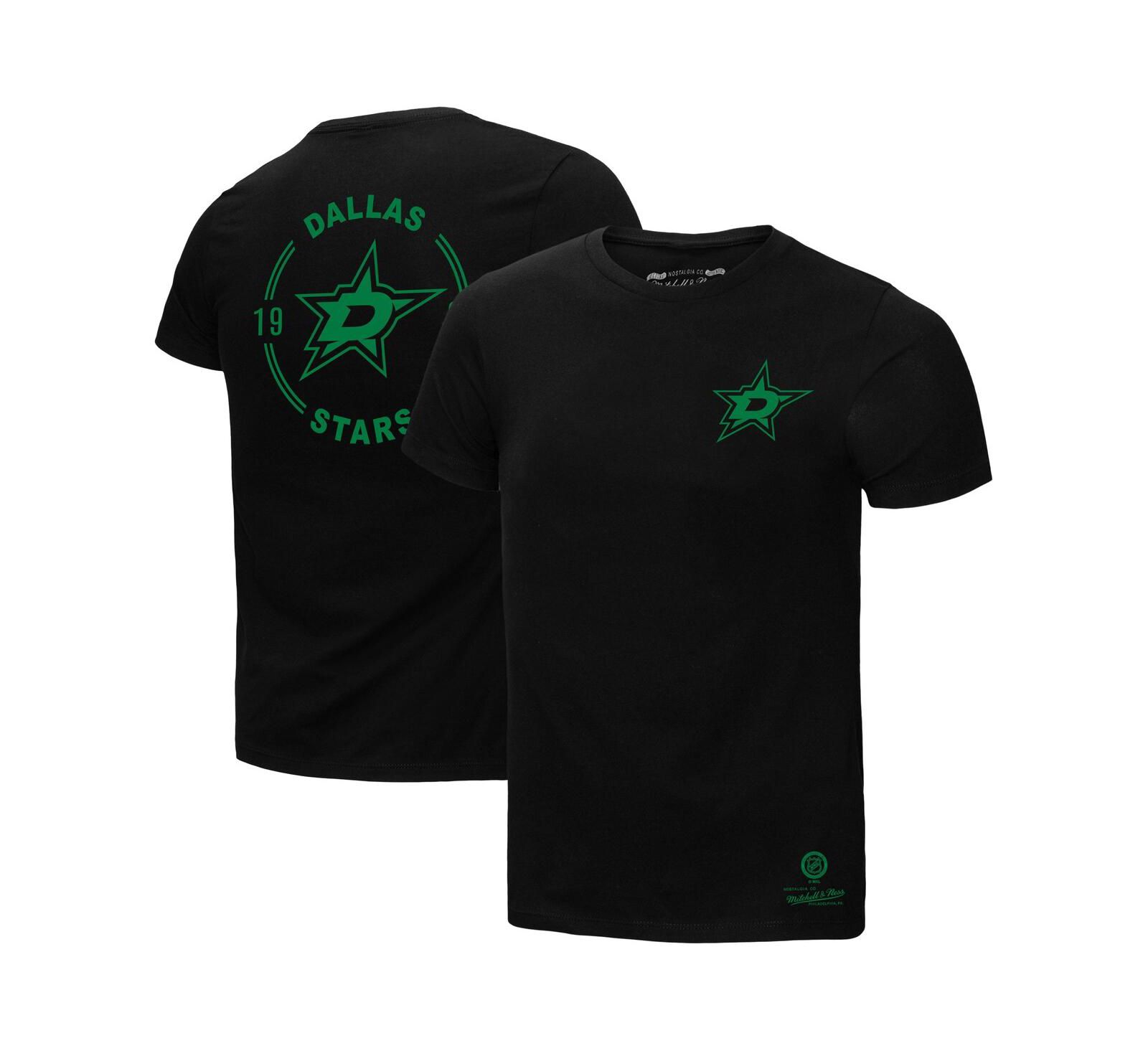 Mitchell & Ness Men's Black Dallas Stars Penalty Box 2.0 T-Shirt