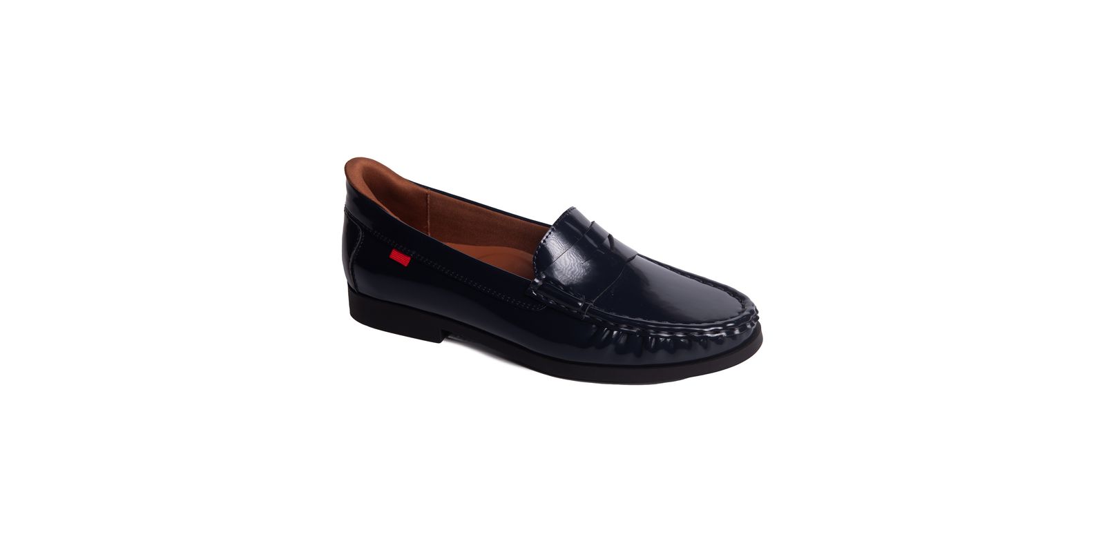 Marc Joseph New York Womens Newbury Street Hands-Free Slip On Technology Penny Loafers