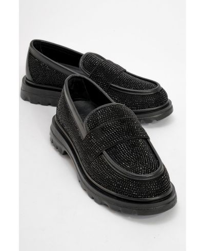 Замшевые лоферы Prologue Shoes Babel Stone Embellished (Женские)